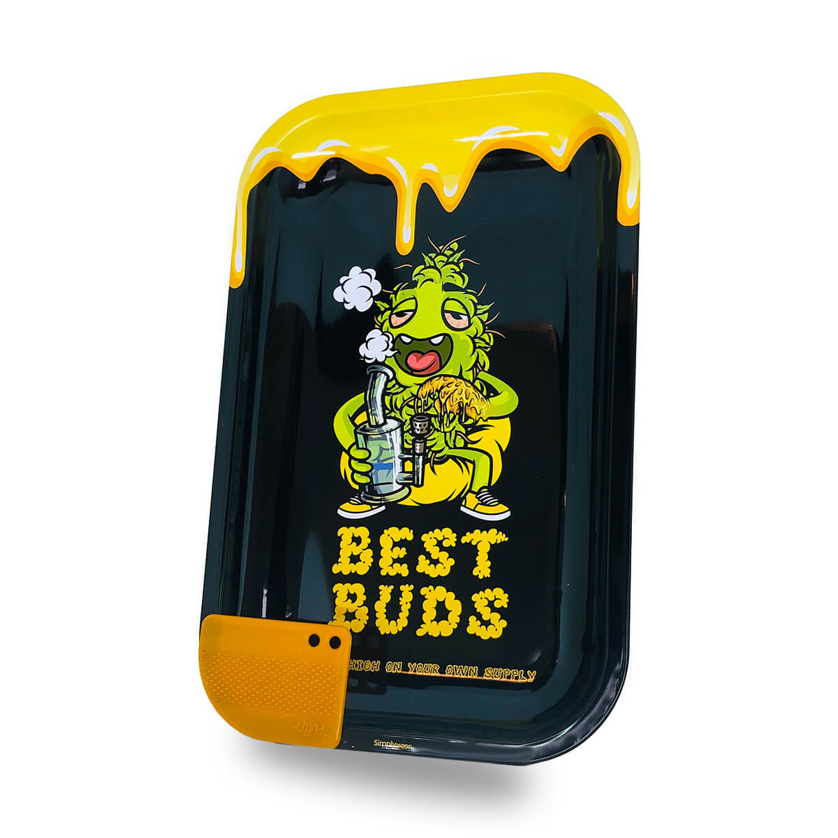 Best Buds | Vassoietto "Dab all Day" + Grinder Card | due dimensioni