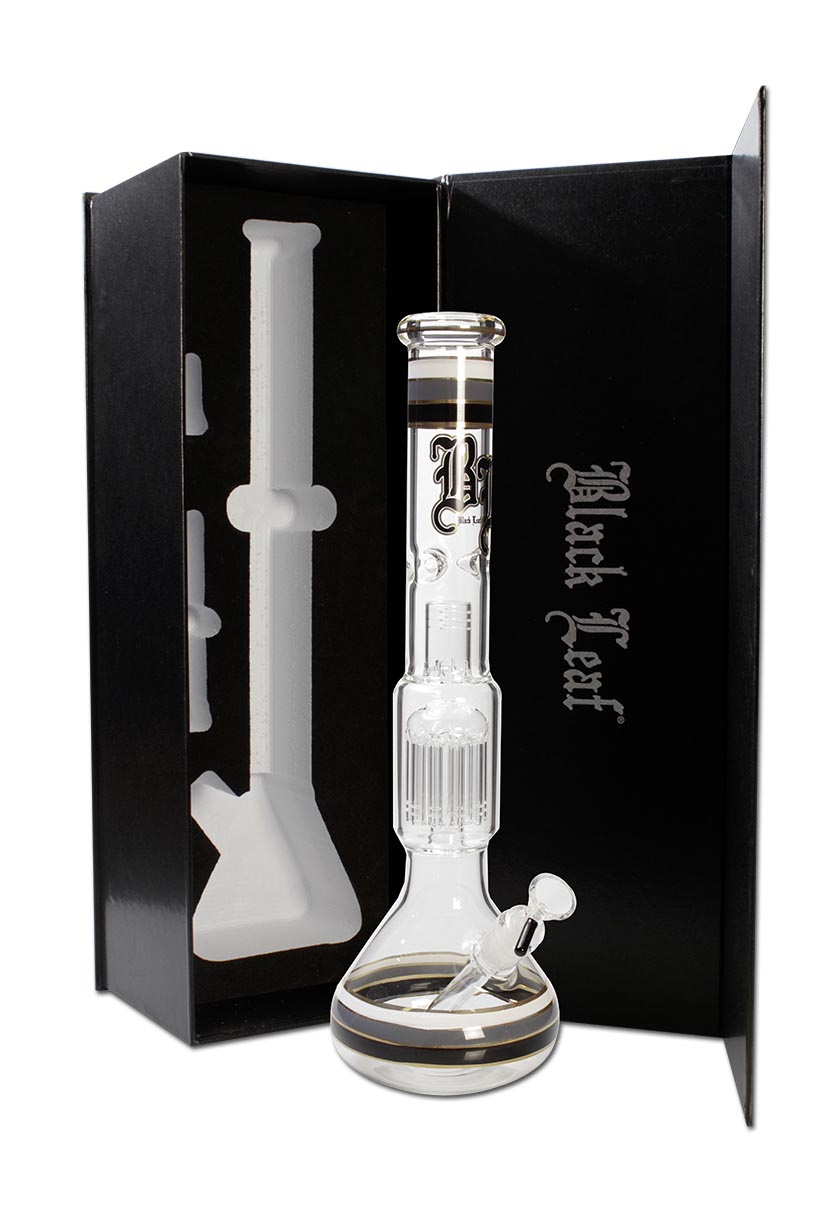 Black Leaf Ice Bong con scatola regalo