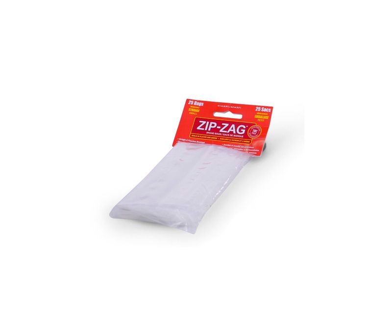 Sacchetto a chiusura ermetica ultraresistente | zip zag bags "S" 30gr. 25pz.
