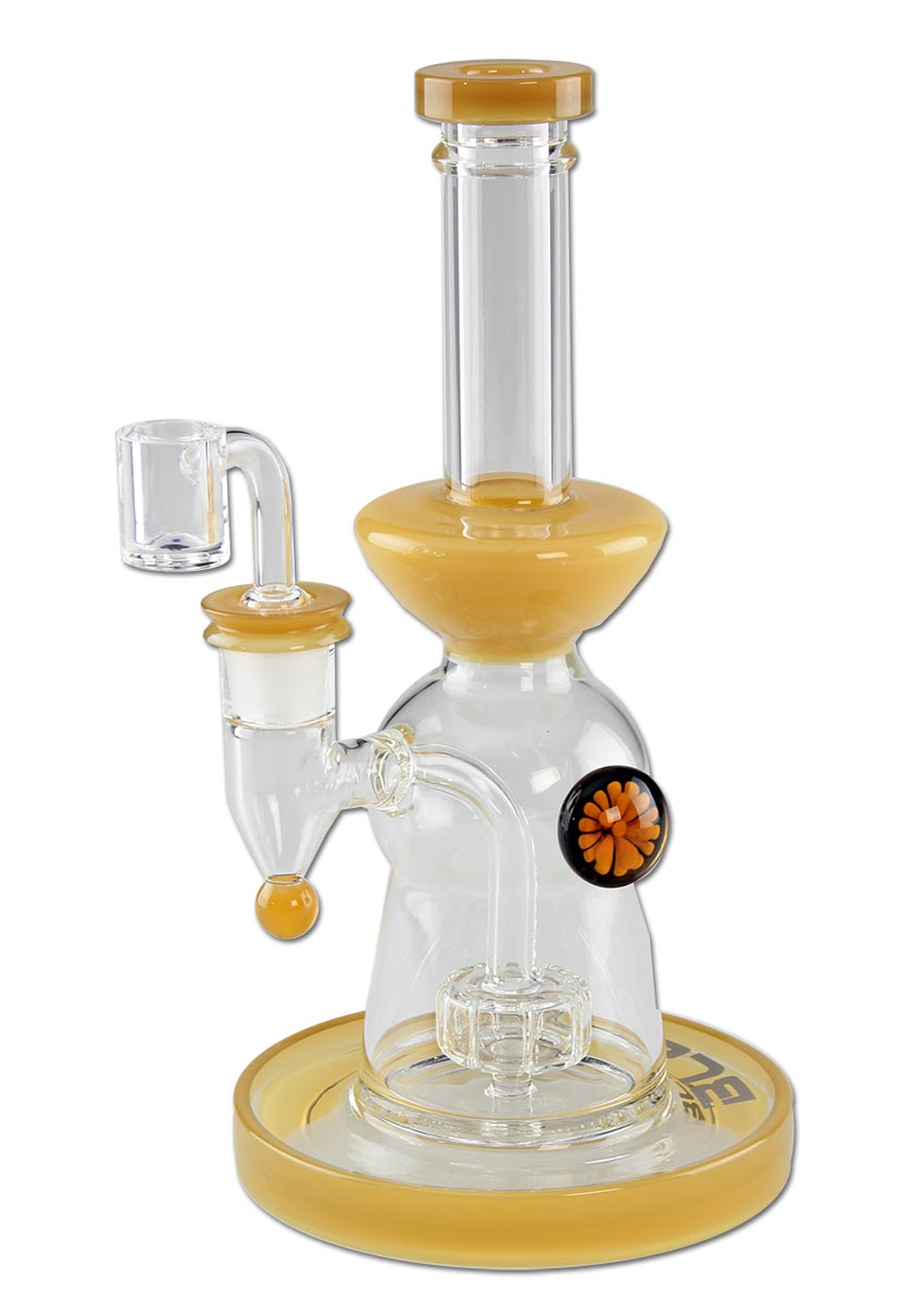blaze glass bong giallo per estratti