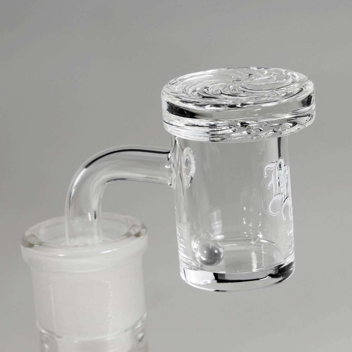 Banger in quarzo con carb cap e perline