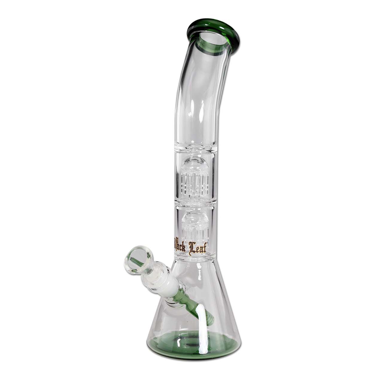 Black Leaf ice Bong 2x 6-arm precooler