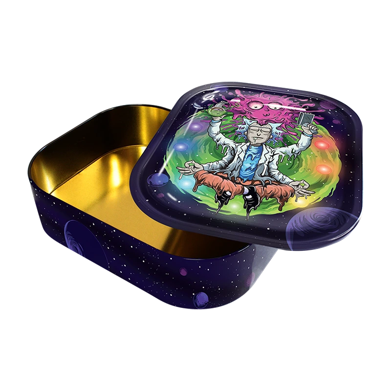 Vassoio con Storage Box | Purple Mind