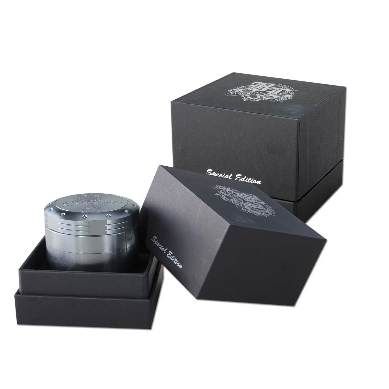 Black leaf grinder "Deep Engraving"