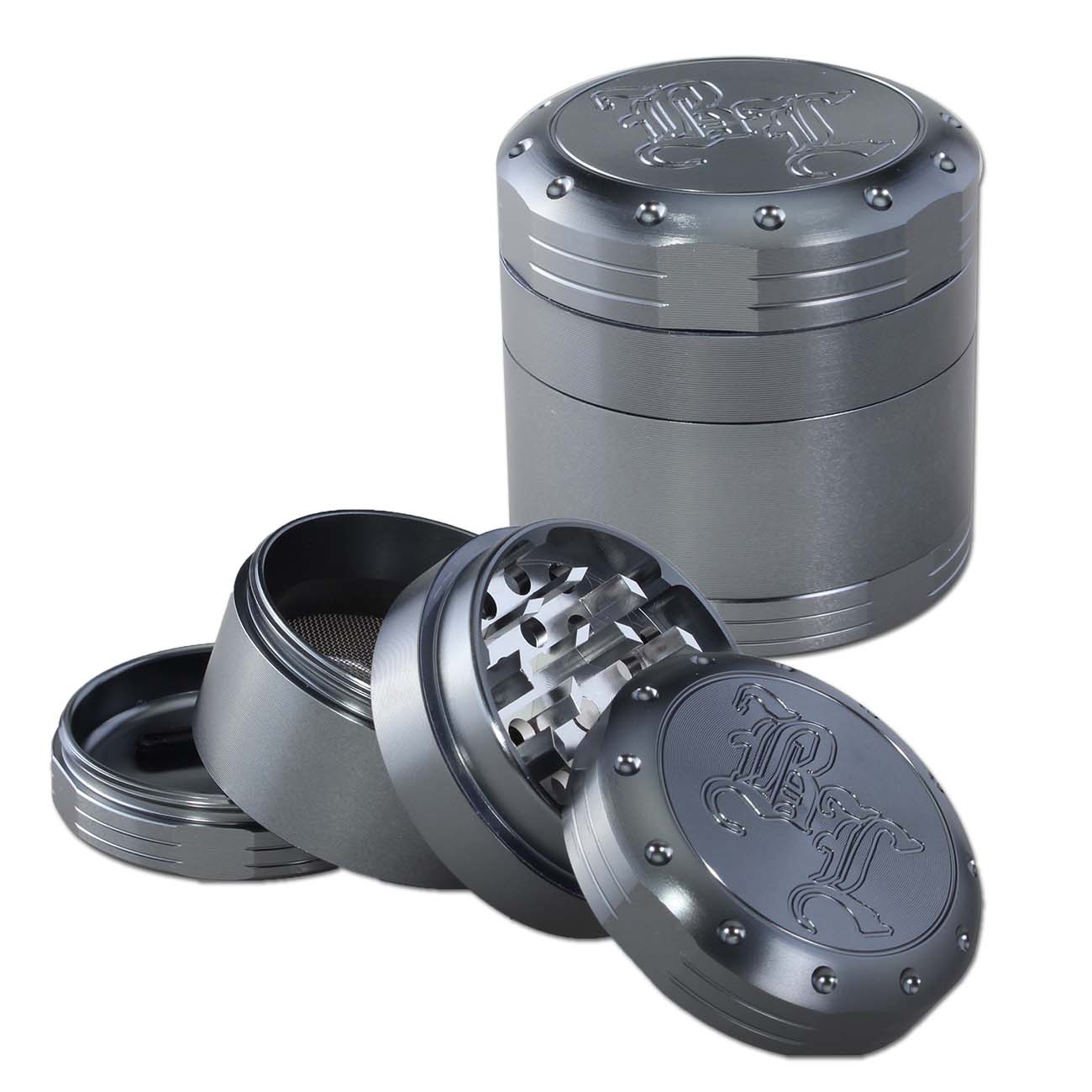 Black leaf grinder "Deep Engraving"