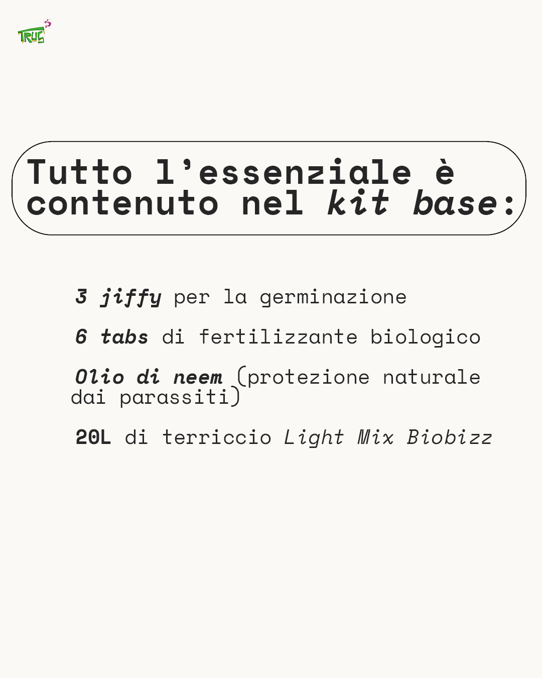 starter pack coltivazione outdoor bio