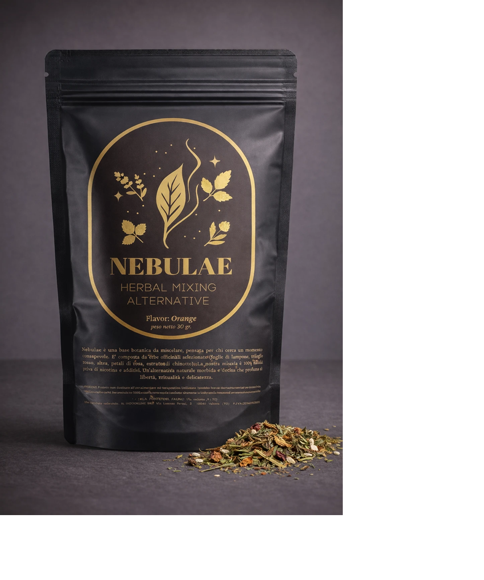 nebulae orange base botanica da miscelare senza nicotina