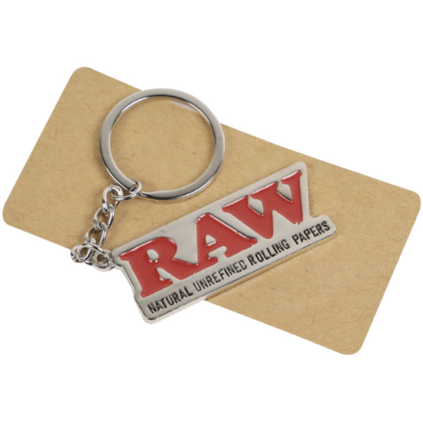 RAW Metal Keychain - Portachiavi in Metallo con Logo Classic