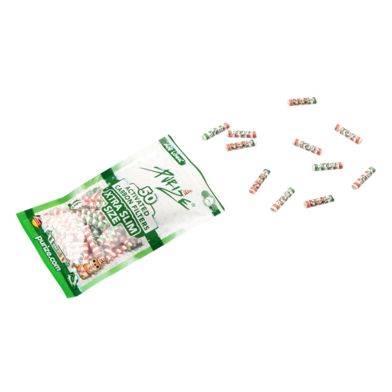 PURIZE - FILTRI AI CARBONI ATTIVI 50pz 6mm | XMAS EDITION