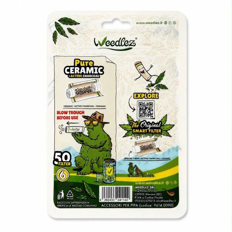 Filtro Weedlez Pure Ceramic con doppia capsula in ceramica
