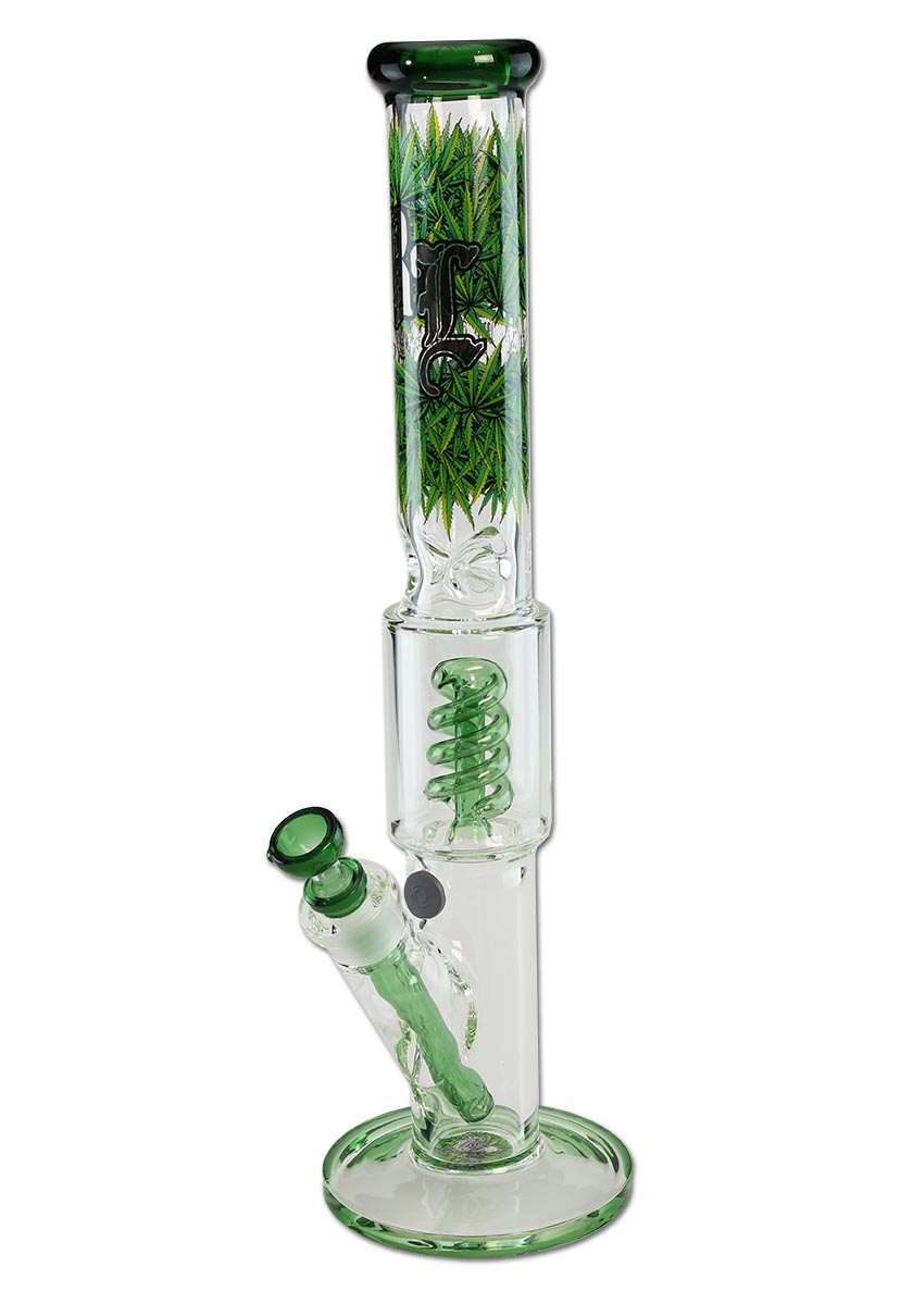 Bong "leaves" con spirale