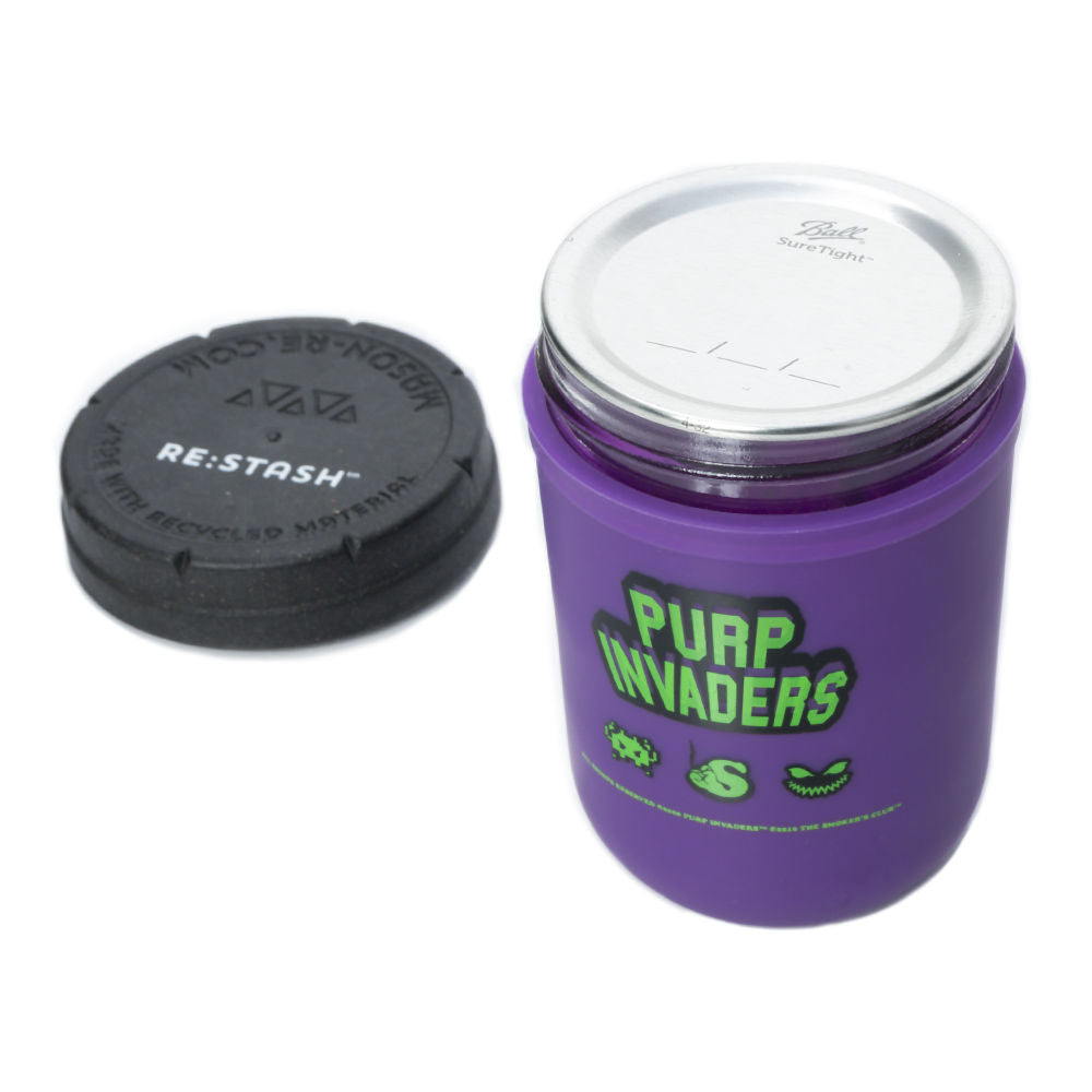 Purple Invaders Jar