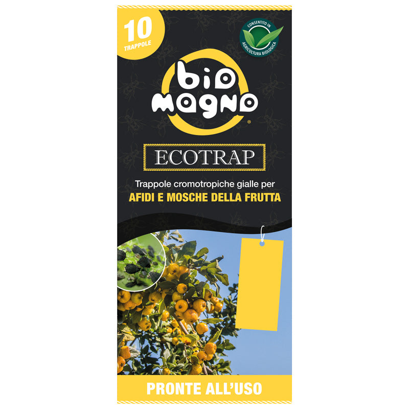BioMagno - Ecotrap Trappola per afidi e mosche della frutta 10pz.