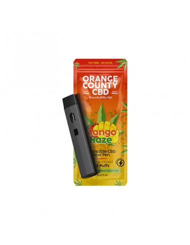 Mango haze - puff CBD vape pen | 600mg