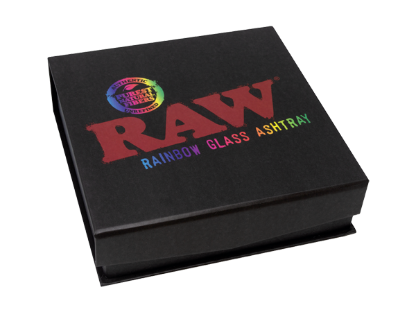 Posacenere Raw Rainbow in cristallo